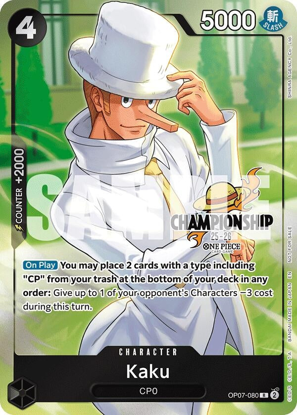 Image for Kaku (CS 25-26 Celebration Pack) (OP07-080) (One Piece Promotion Cards) (OP-PR) - One Piece Card Game