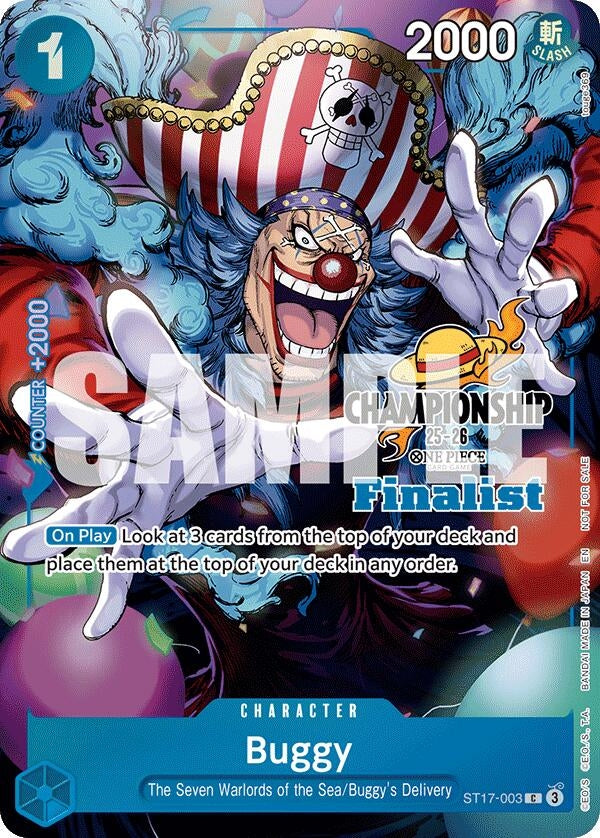 Image for Buggy (CS 25-26 Finalist Card Set 1) (ST17-003) (One Piece Promotion Cards) (OP-PR) - One Piece Card Game