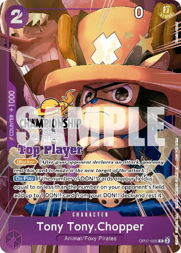 Image for Tony Tony.Chopper (CS 25-26 Top Player Pack) (OP07-066) (One Piece Promotion Cards) (OP-PR) - One Piece Card Game