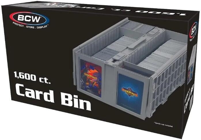 Image for 1600 Collectible Card Bin - Grey - Deck Boxes