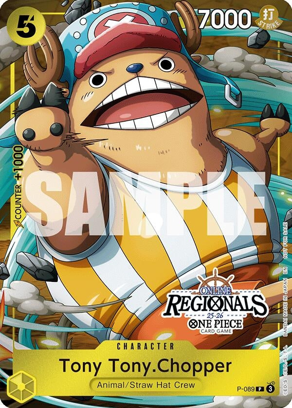 Image for Tony Tony.Chopper (Online Regional Participation Pack 2025 Vol.2) (P-089) (One Piece Promotion Cards) (OP-PR) - One Piece Card Game