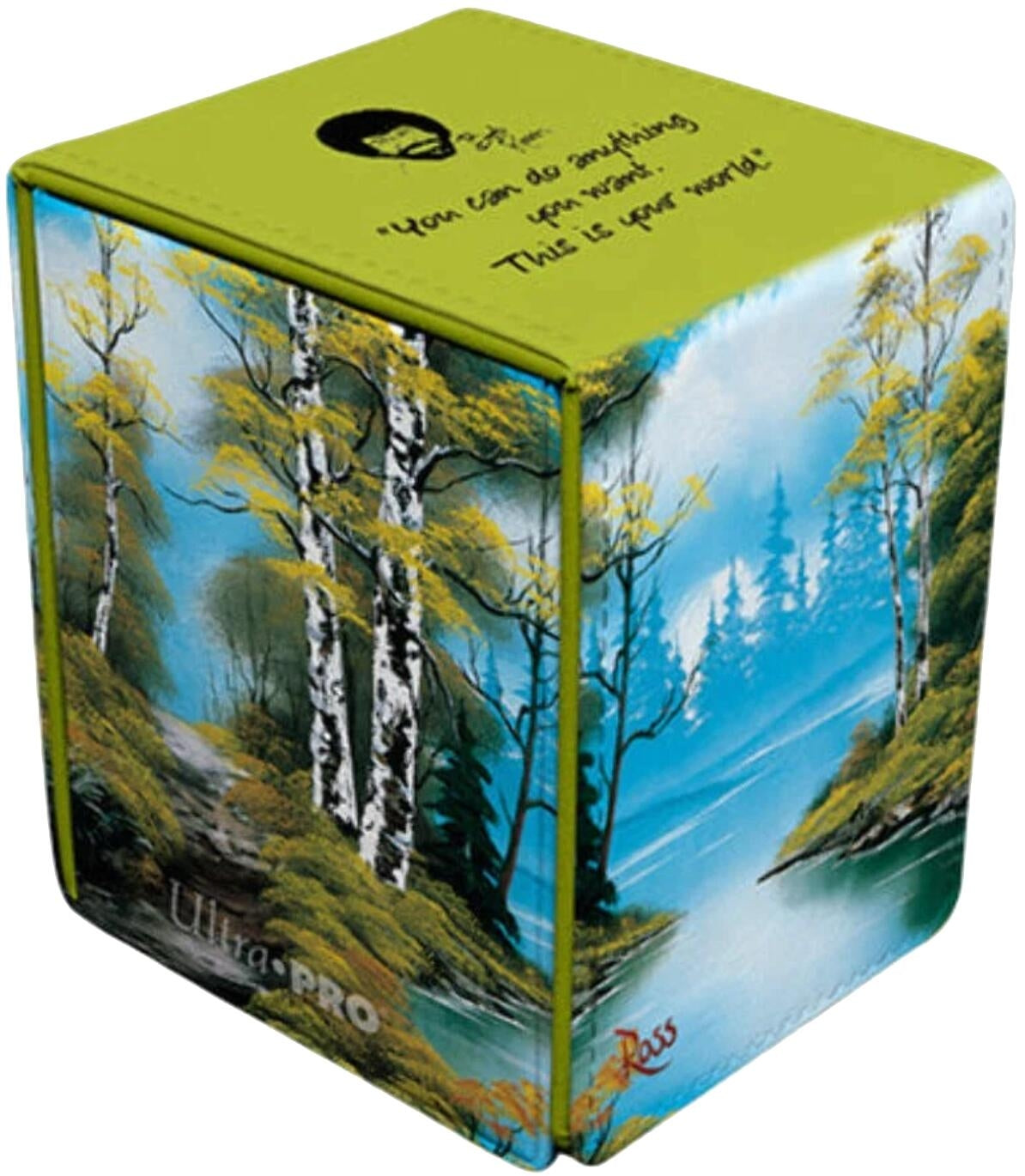 Image for Bob Ross Alcove Flip Deck Box - Lakeside Path - Deck Boxes