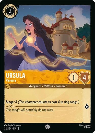 Image for Ursula - Vanessa (22/204) (Fabled) (9) - Disney Lorcana