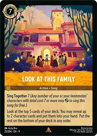 Image for Look at This Family (25/204) (Fabled) (9) - Disney Lorcana