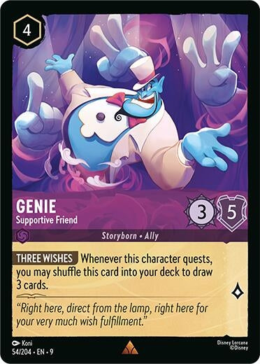 Image for Genie - Supportive Friend (54/204) (Fabled) (9) - Disney Lorcana