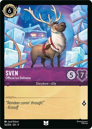 Image for Sven - Official Ice Deliverer (56/204) (Fabled) (9) - Disney Lorcana