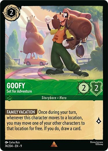 Image for Goofy - Set for Adventure (74/204) (Fabled) (9) - Disney Lorcana