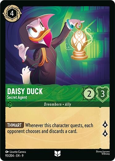 Image for Daisy Duck - Secret Agent (93/204) (Fabled) (9) - Disney Lorcana