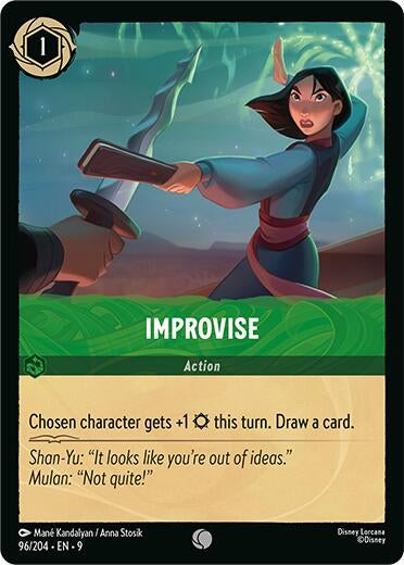 Image for Improvise (96/204) (Fabled) (9) - Disney Lorcana