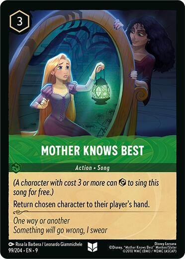 Image for Mother Knows Best (99/204) (Fabled) (9) - Disney Lorcana