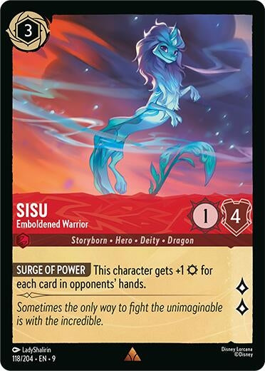 Image for Sisu - Emboldened Warrior (118/204) (Fabled) (9) - Disney Lorcana