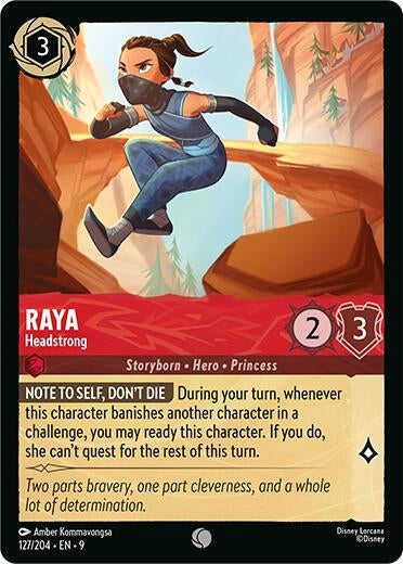 Image for Raya - Headstrong (127/204) (Fabled) (9) - Disney Lorcana