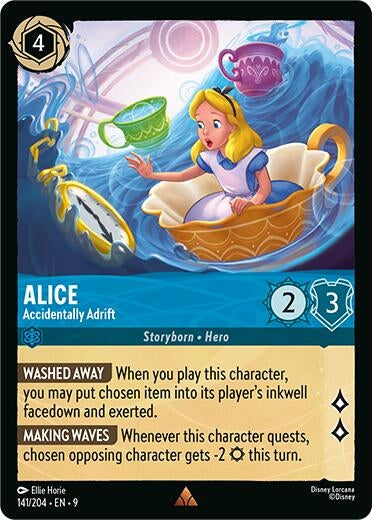 Image for Alice - Accidentally Adrift (141/204) (Fabled) (9) - Disney Lorcana