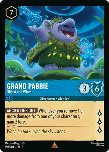 Image for Grand Pabbie - Oldest and Wisest (150/204) (Fabled) (9) - Disney Lorcana
