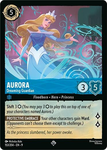 Image for Aurora - Dreaming Guardian (153/204) (Fabled) (9) - Disney Lorcana
