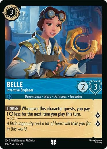 Image for Belle - Inventive Engineer (156/204) (Fabled) (9) - Disney Lorcana