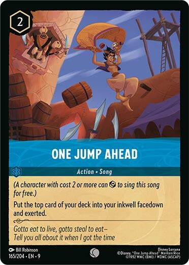 Image for One Jump Ahead (165/204) (Fabled) (9) - Disney Lorcana