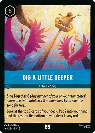 Image for Dig a Little Deeper (166/204) (Fabled) (9) - Disney Lorcana