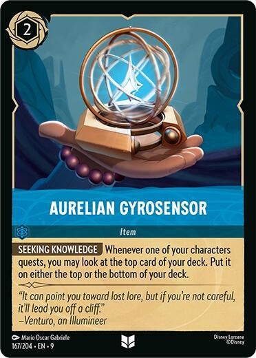 Image for Aurelian Gyrosensor (167/204) (Fabled) (9) - Disney Lorcana