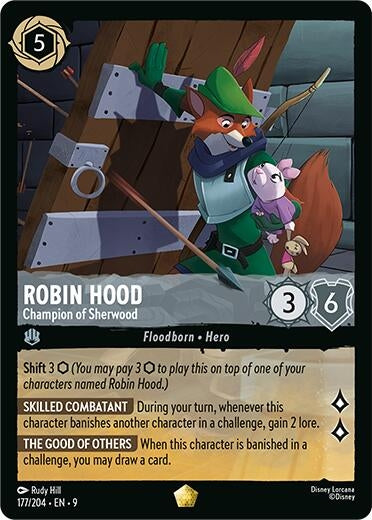 Image for Robin Hood - Champion of Sherwood (177/204) (Fabled) (9) - Disney Lorcana