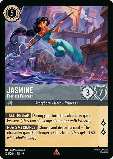 Image for Jasmine - Fearless Princess (178/204) (Fabled) (9) - Disney Lorcana