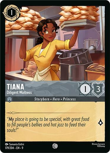 Image for Tiana - Diligent Waitress (179/204) (Fabled) (9) - Disney Lorcana