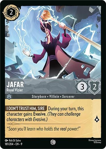 Image for Jafar - Royal Vizier (181/204) (Fabled) (9) - Disney Lorcana
