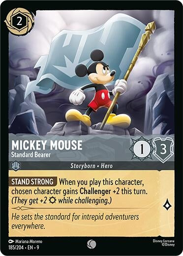 Image for Mickey Mouse - Standard Bearer (185/204) (Fabled) (9) - Disney Lorcana