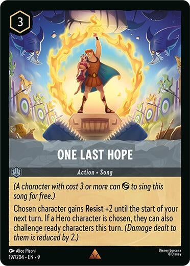 Image for One Last Hope (197/204) (Fabled) (9) - Disney Lorcana