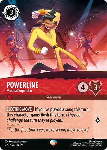 Image for Powerline - Musical Superstar (Epic) (215/204) (Fabled) (9) - Disney Lorcana