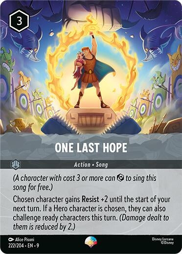 Image for One Last Hope (Epic) (222/204) (Fabled) (9) - Disney Lorcana