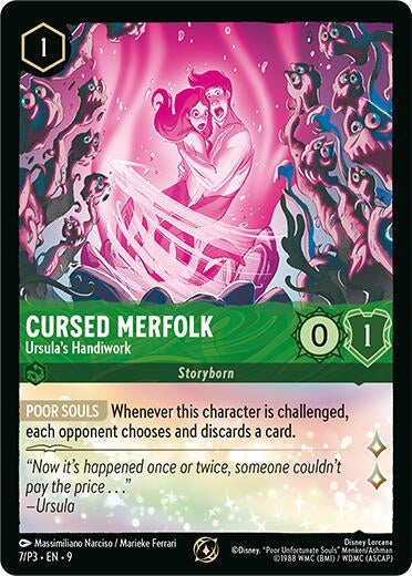 Image for Cursed Merfolk - Ursula's Handiwork (7) (Disney Lorcana Promo Cards) (DLPC) - Disney Lorcana