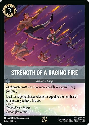 Image for Strength of a Raging Fire (8) (Disney Lorcana Promo Cards) (DLPC) - Disney Lorcana