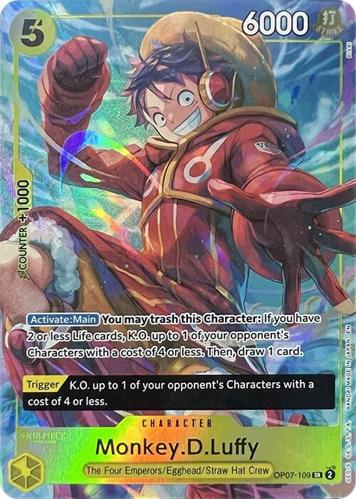 Image for Monkey.D.Luffy (Illustration Box Vol.3) (OP07-109) (One Piece Promotion Cards) (OP-PR) - One Piece Card Game