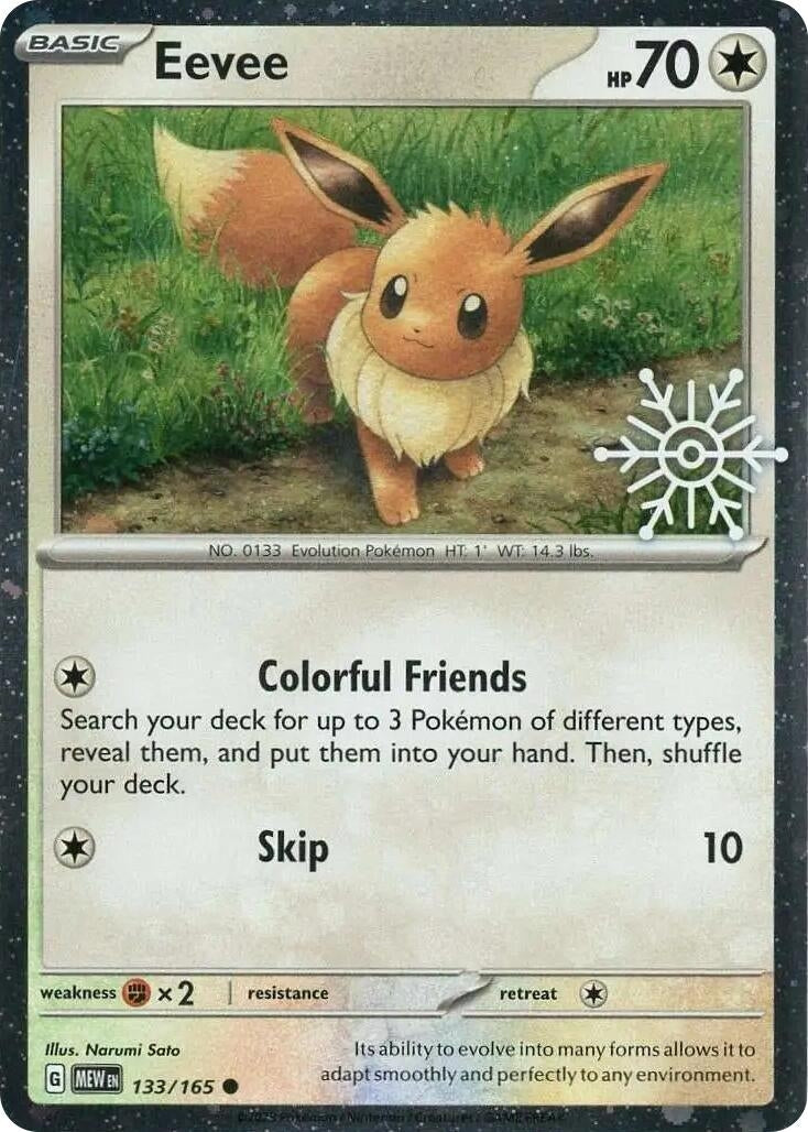Image for Eevee (Holiday Calendar) (133/165) (Miscellaneous Cards & Products) (MCAP) - Pokemon