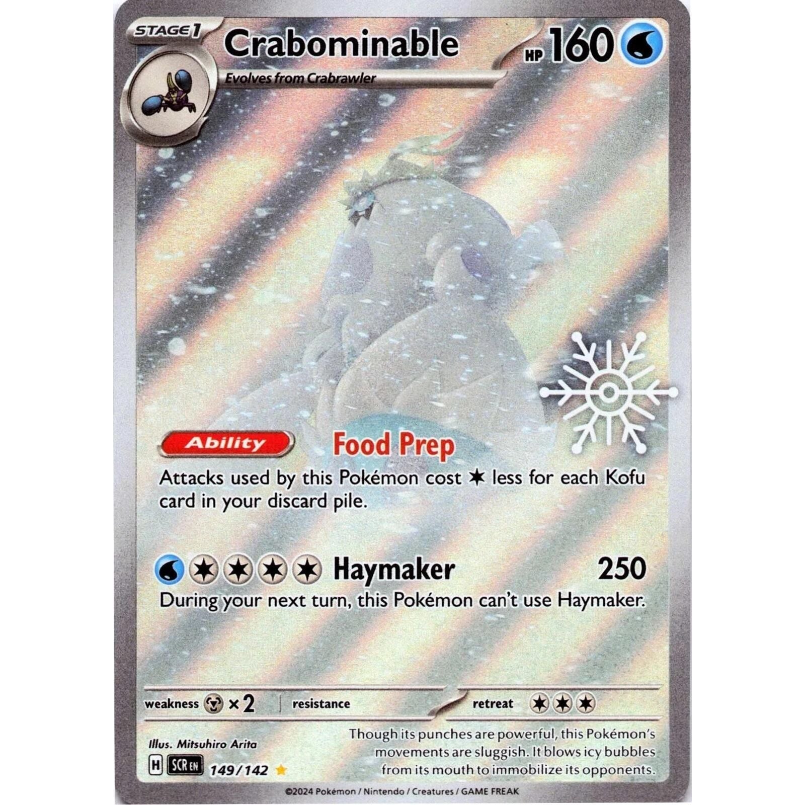 Image for Crabominable - 149/142 (Holiday Calendar) (149/142) (Miscellaneous Cards & Products) - Pokemon