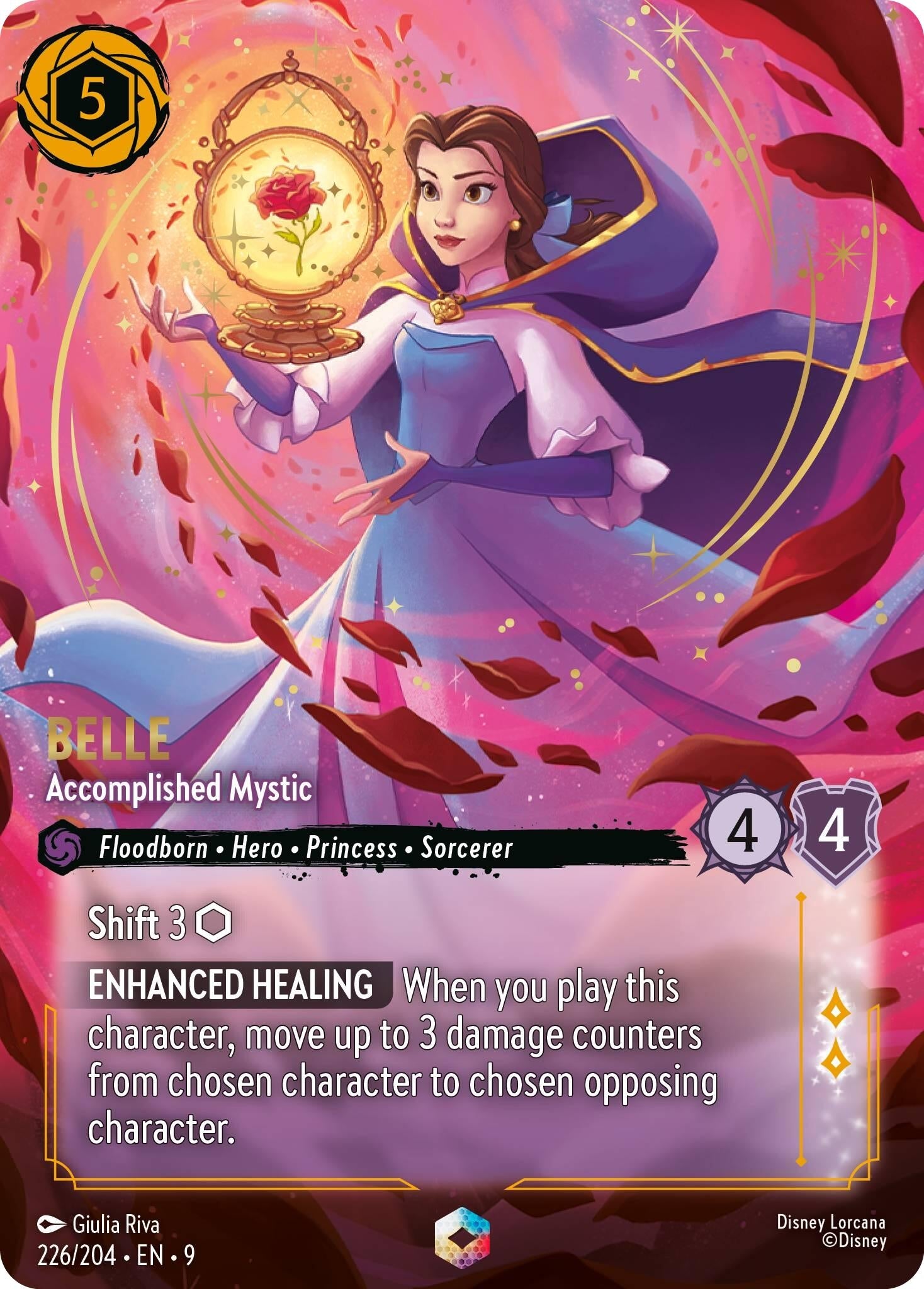 Image for Belle - Accomplished Mystic (Enchanted) (226/204) (Fabled) (9) - Disney Lorcana