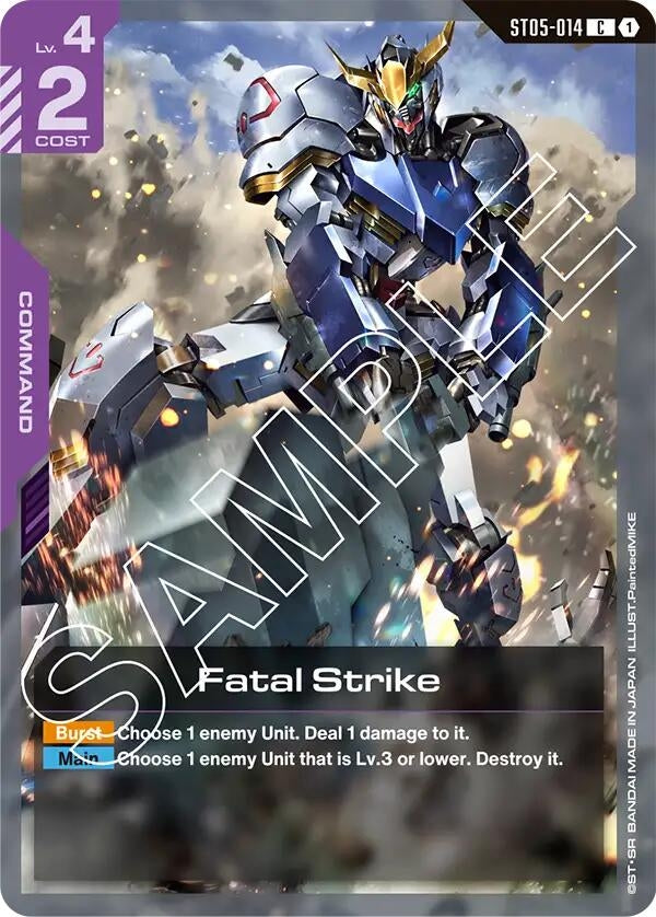 Image for Fatal Strike (ST05-014) (Starter Deck 05: Iron Bloom) (ST05) - Gundam Card Game