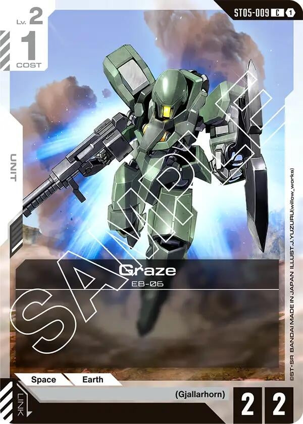 Image for Graze (ST05-009) (Starter Deck 05: Iron Bloom) (ST05) - Gundam Card Game