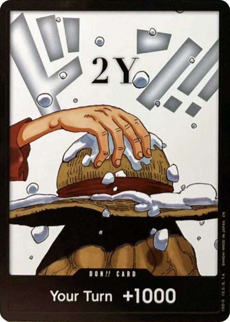 Image for DON!! Card (2Y) (Double Pack Set Vol. 8) (Legacy of the Master) (OP12) - One Piece Card Game