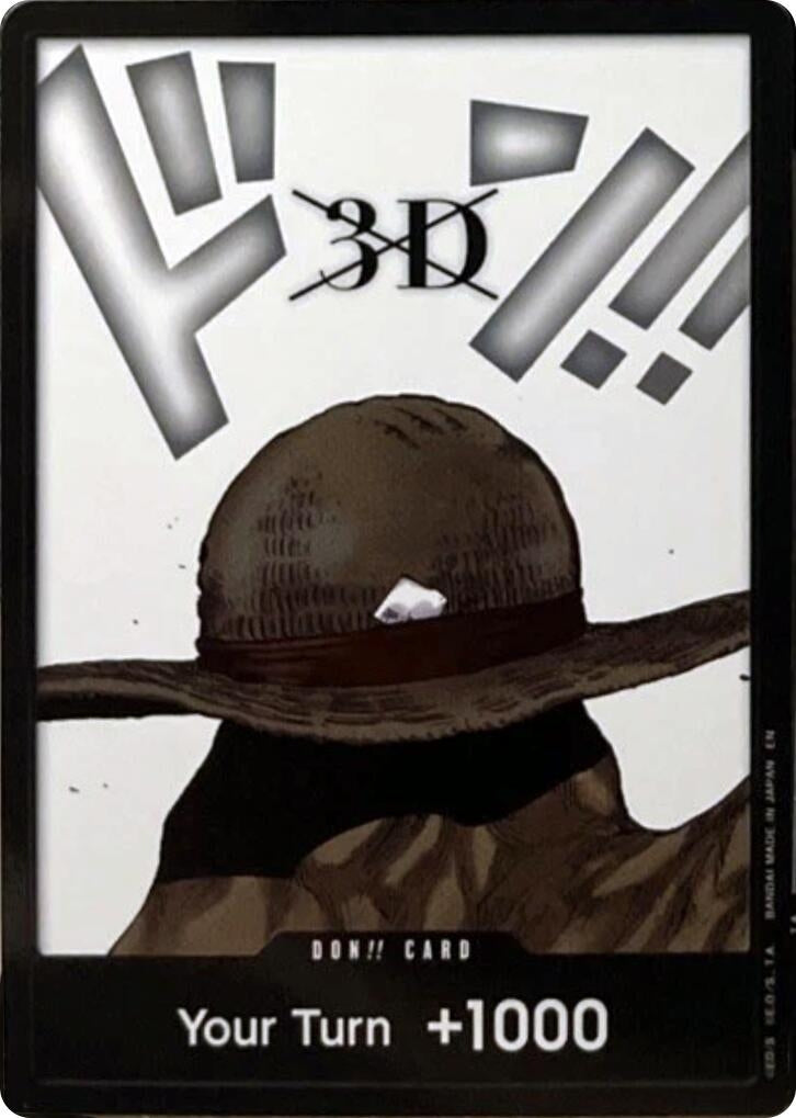Image for DON!! Card (3D) (Double Pack Set Vol. 8) (Legacy of the Master) (OP12) - One Piece Card Game