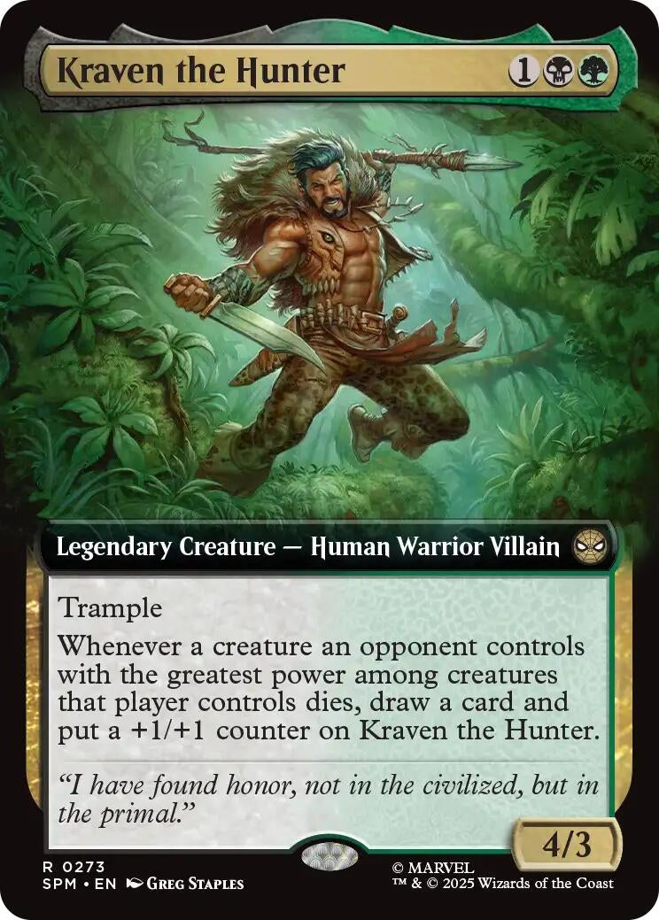 Kraven the Hunter (Extended Art) (273) (Marvel's Spider-Man)