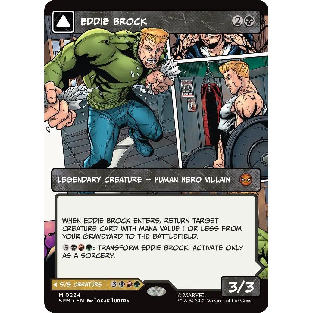 Eddie Brock (0224) (Borderless) (224) (Marvel's Spider-Man) - PokeBox USA