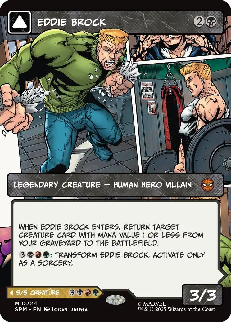 Eddie Brock (0224) (Borderless) (224) (Marvel's Spider-Man) - PokeBox USA