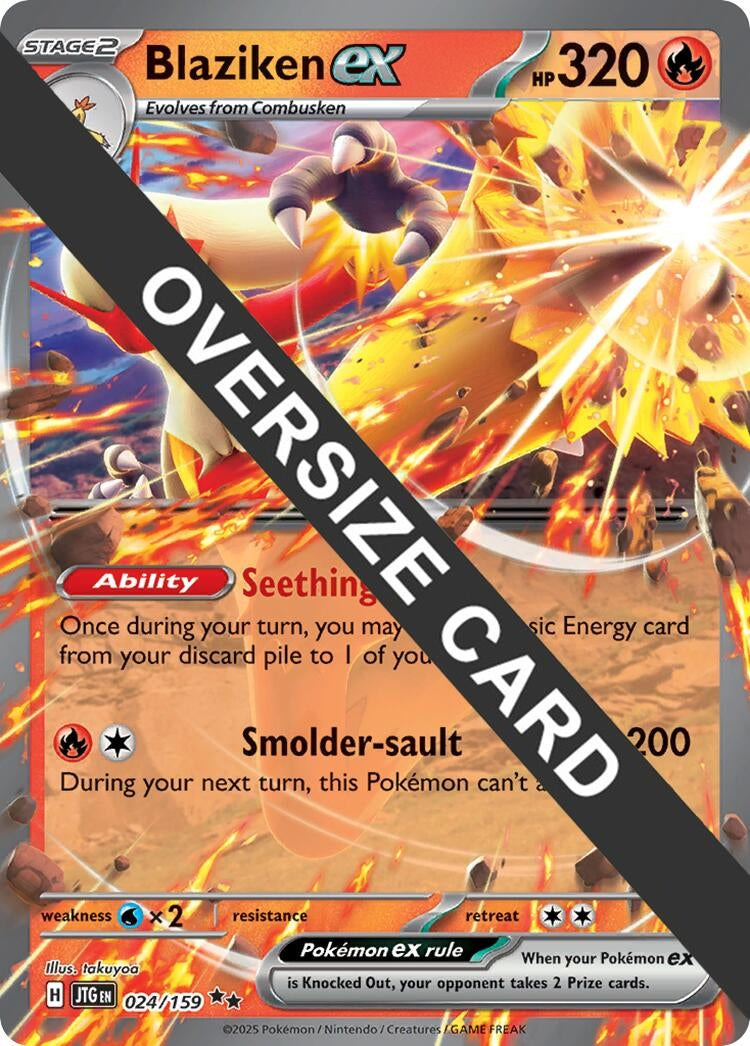 Image for Blaziken ex (024/159) (Jumbo Cards) (PR) - Pokemon