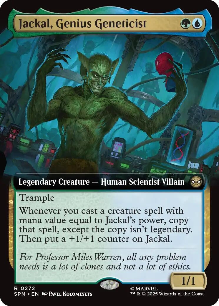 Jackal, Genius Geneticist (Extended Art) (272) (Marvel's Spider-Man)