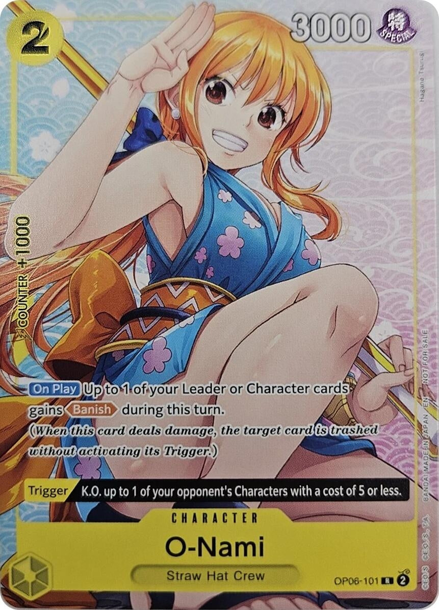 Image for O-Nami (Welcome Pack Vol. 2) (OP06-101) (One Piece Promotion Cards) (OP-PR) - One Piece Card Game