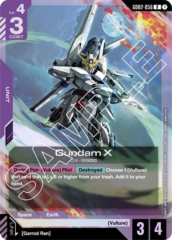 Image for Gundam X (GD02-056) (GD02-056) (Dual Impact) (GD02) - Gundam Card Game