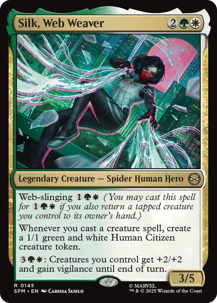 Silk, Web Weaver (145) (Marvel's Spider-Man)