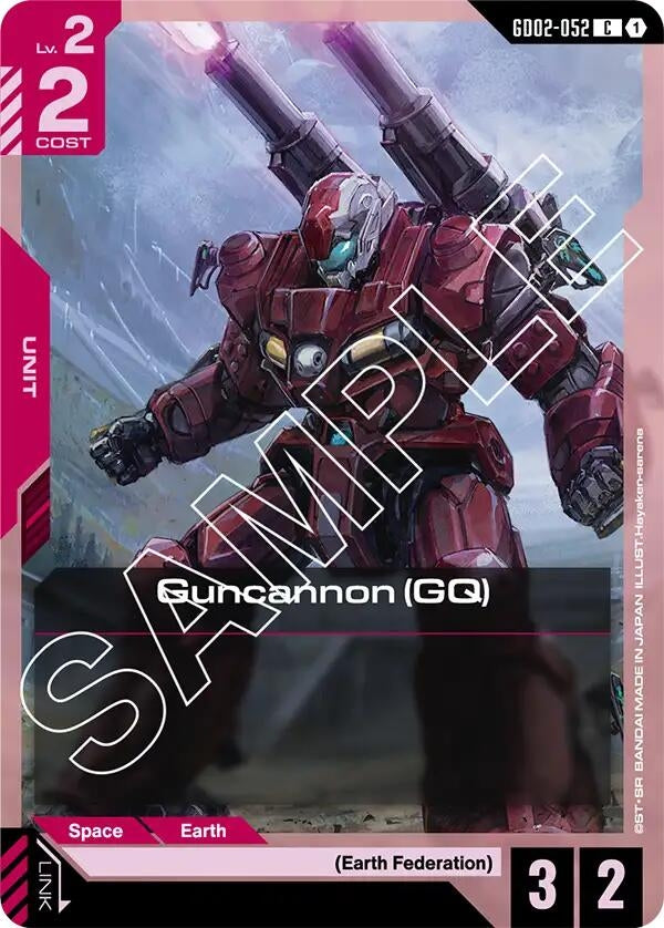Image for Guncannon (GQ) (GD02-052) (Dual Impact) (GD02) - Gundam Card Game